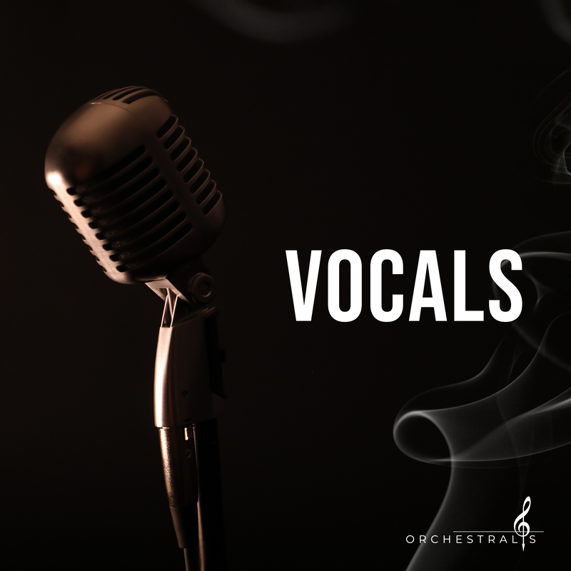 Vocals background and royalty free music for videos